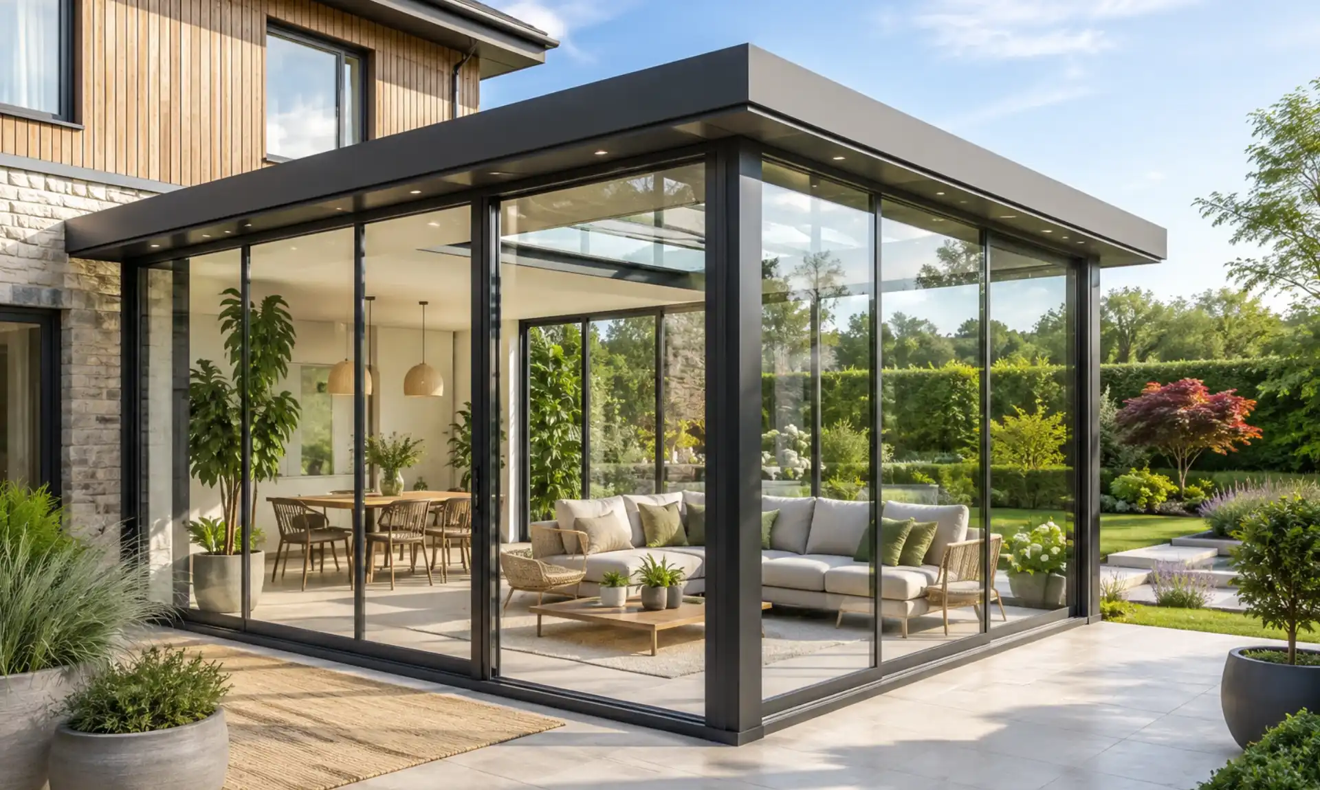 Maison avec une belle véranda
