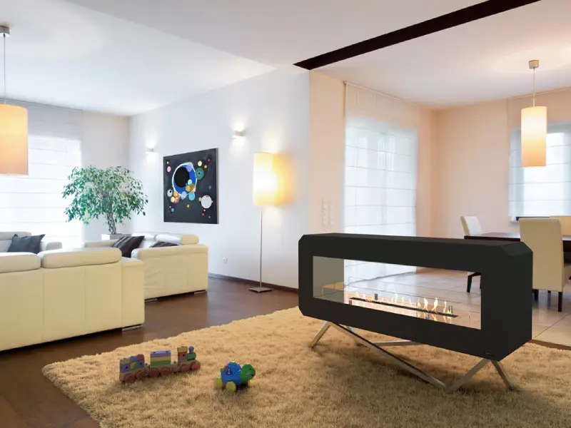 Cheminée Bioéthanol dans un appartement
